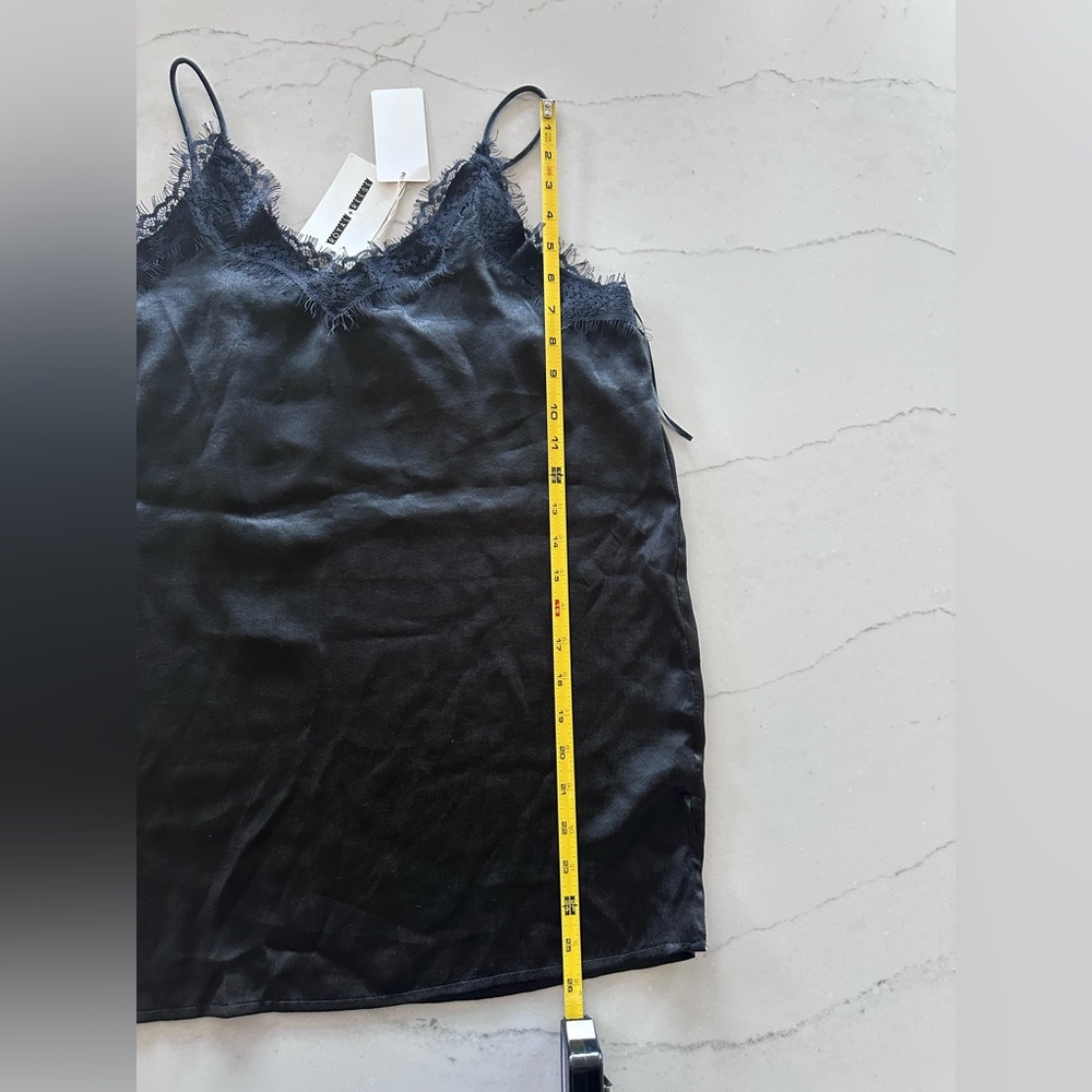 Lace Layering Sexy Camisole Cami Tank Romantic Evening Date Night Office Black L - Picture 9 of 12